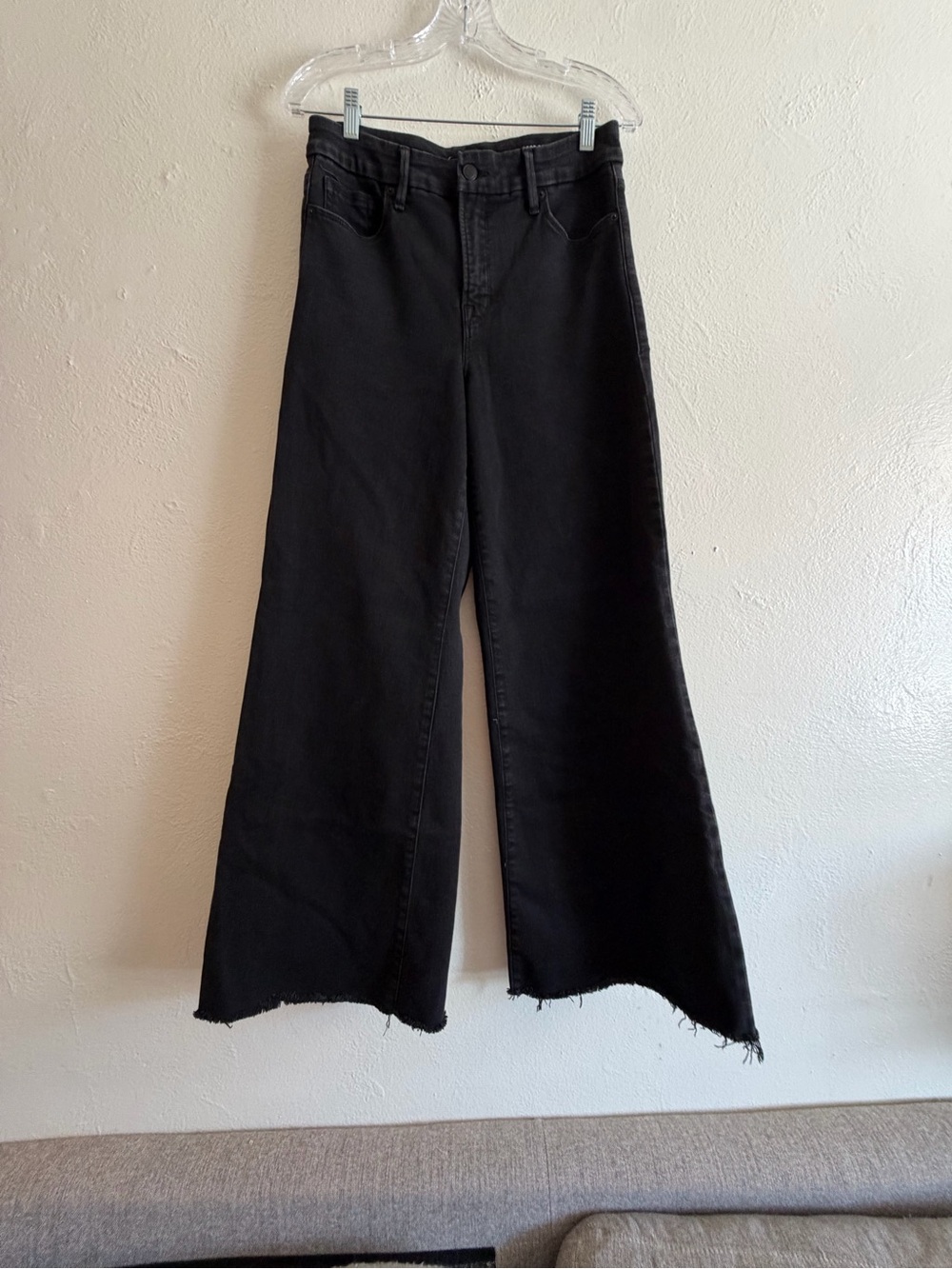 Good American Size 10/30 Petite Palazzo Pants